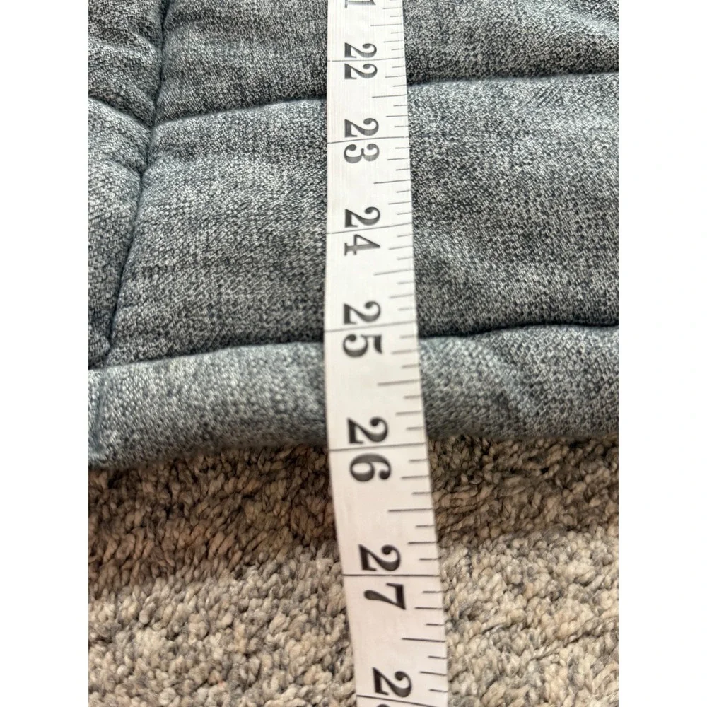 Banana Republic Mens  Classic Grey Marl Quilted Puffer Vest Medium